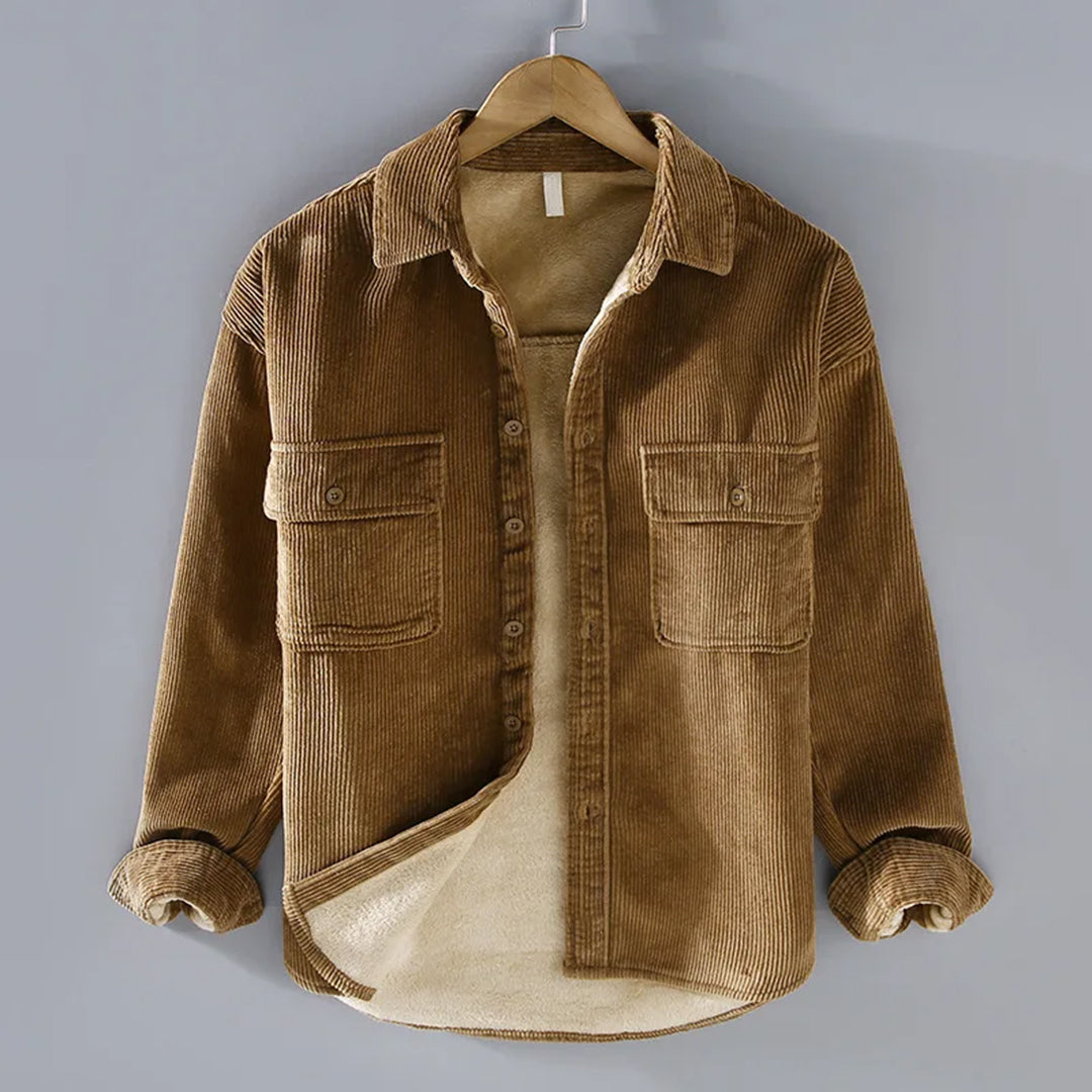 Berg-Feldt | Chemise en velours côtelé pour homme - Hiver