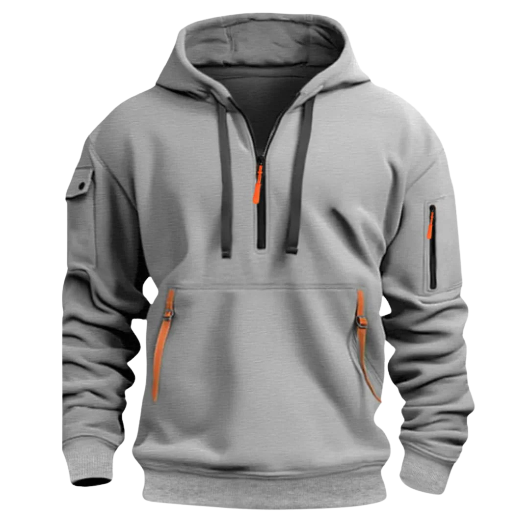 Berg-Feldt | Herren Sweatshirt mit Kapuze und Taschen