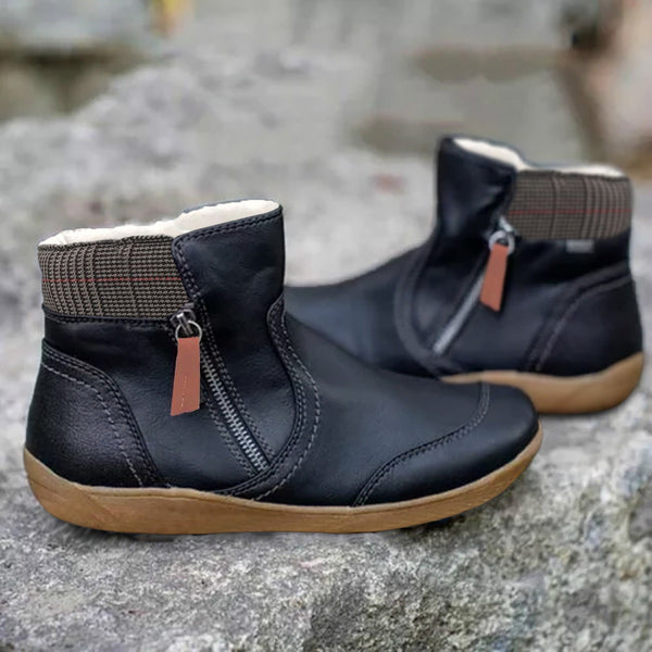 Berg-Feldt | Hochwertige Lederschuhe mit Futter für Den Winter