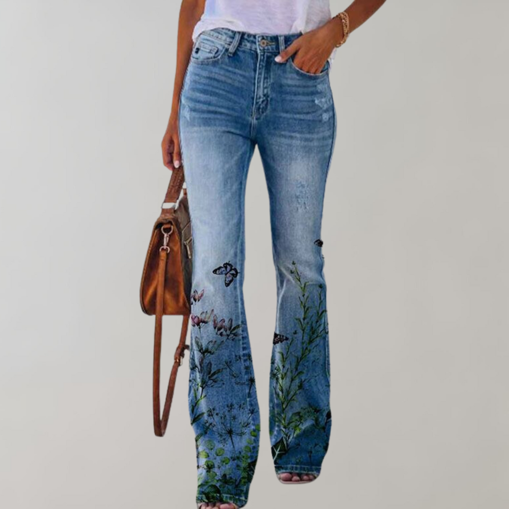 Pantalons pattes d'éléphant tendance Kjellfrid pour femmes