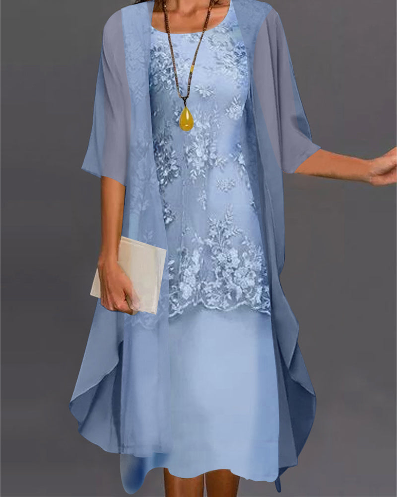 Klara : Ensemble élégant en mousseline