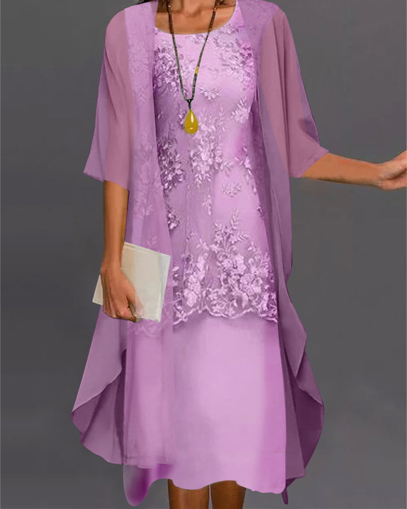 Klara : Ensemble élégant en mousseline