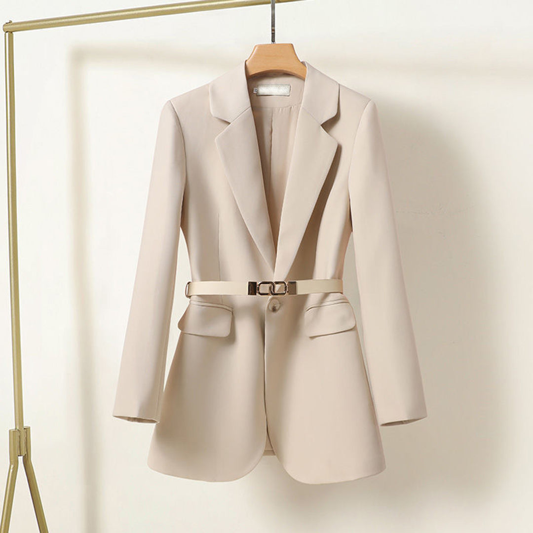 Berg-Feldt | Stilvoller Damenblazer mit Gürtel und Taschen