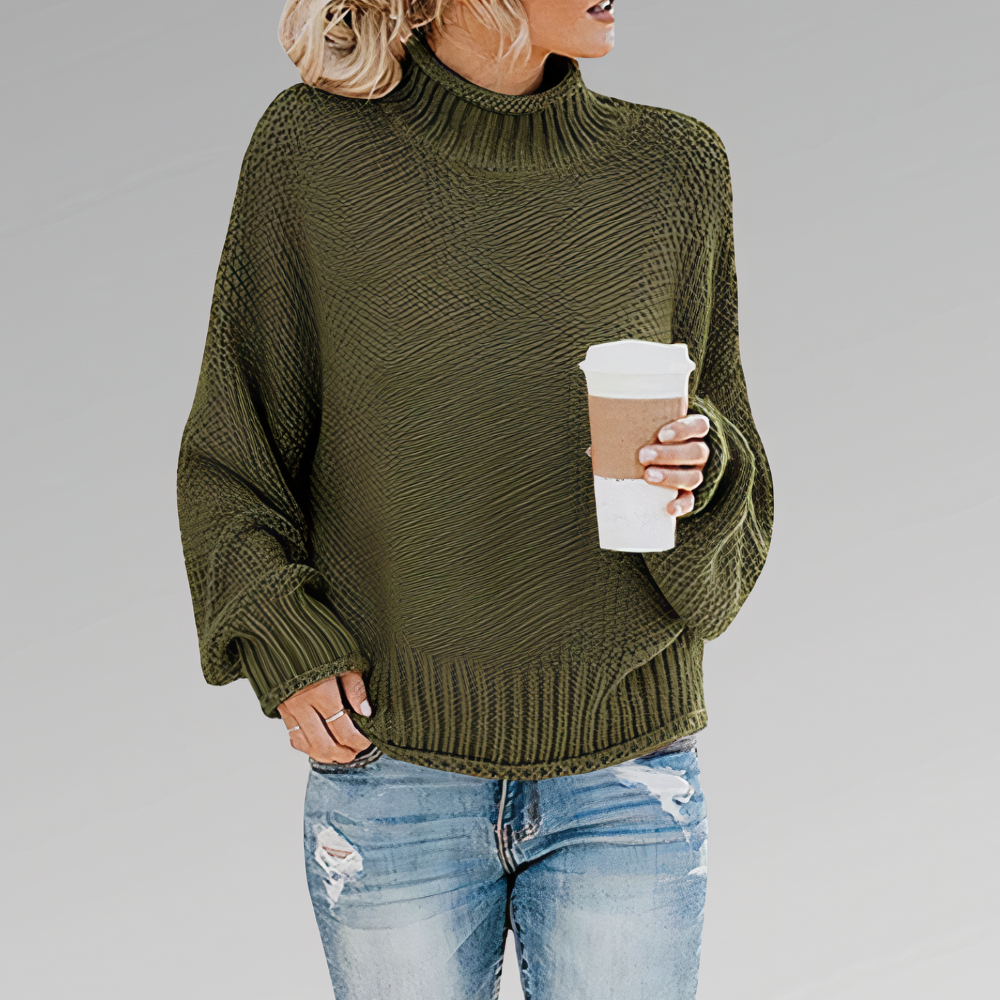 Pull en maille ras-du-cou Lorraine