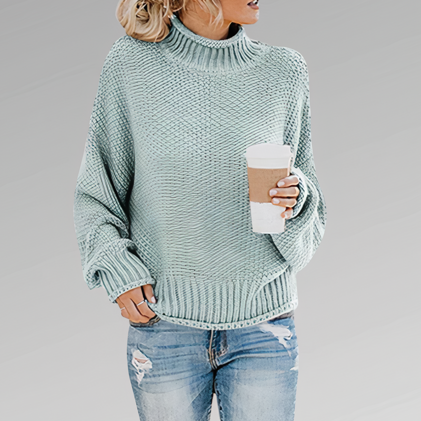 Pull en maille ras-du-cou Lorraine