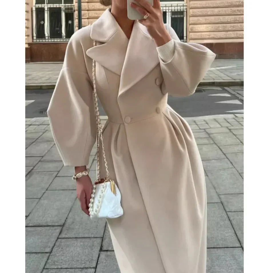 Berg-Feldt | Lange Jacke Klassischer Schnitt Zeitloser Stil