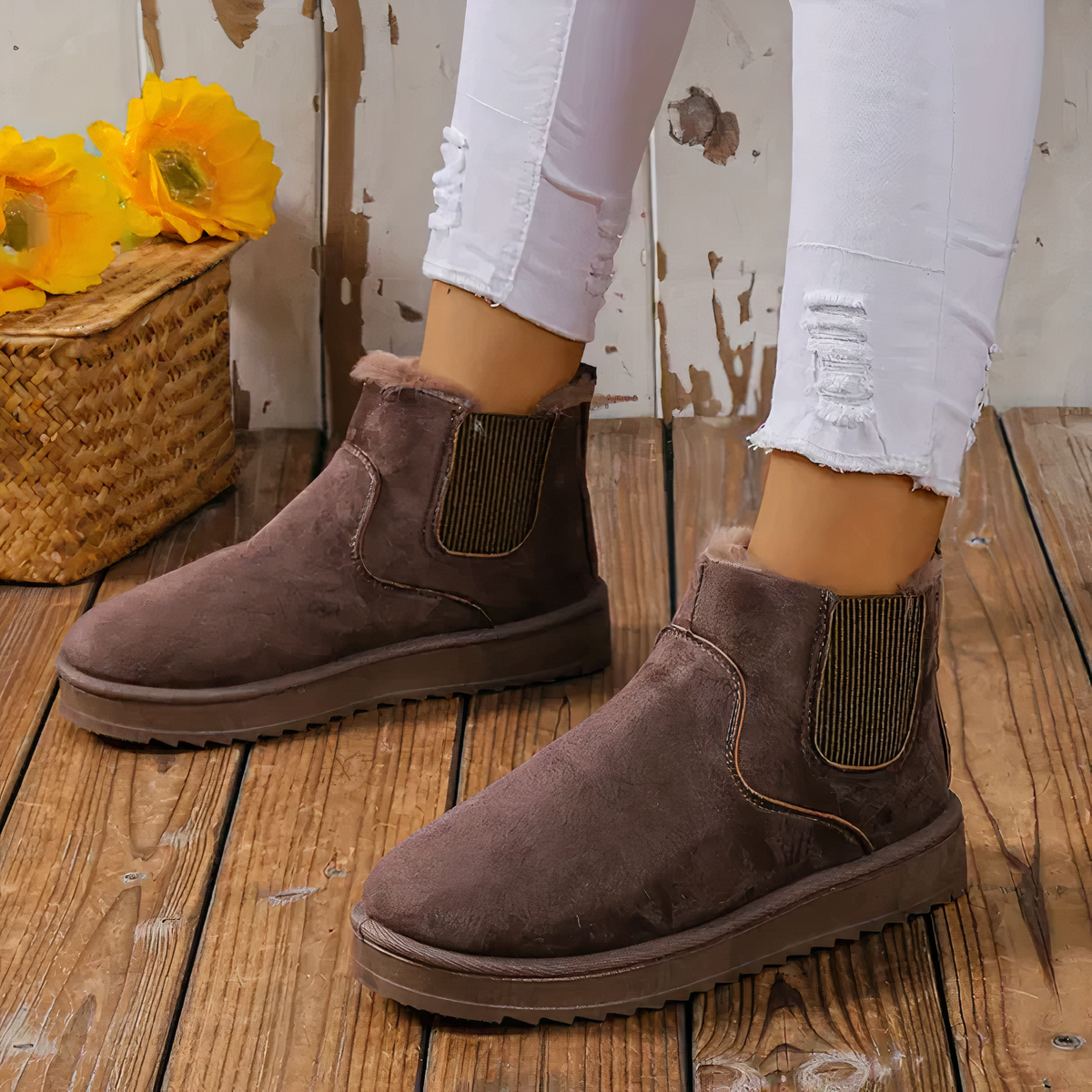 Bottes d'hiver Lucille - doublure chaude