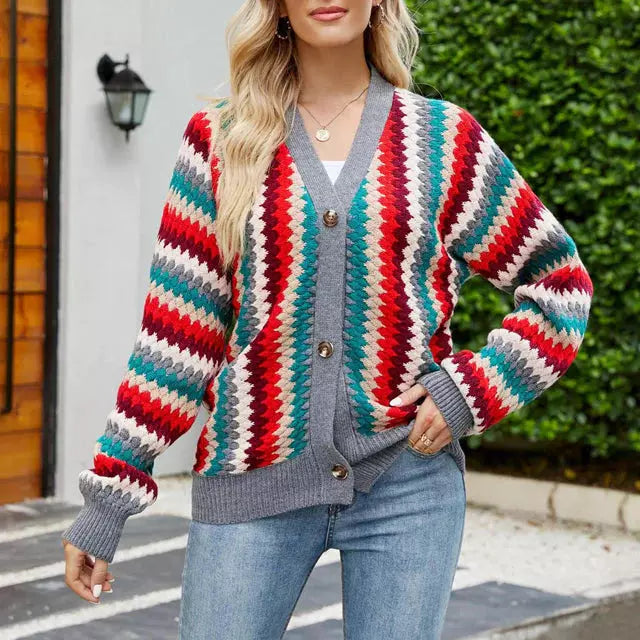 Berg-Feldt | Cardigan en maille colorée