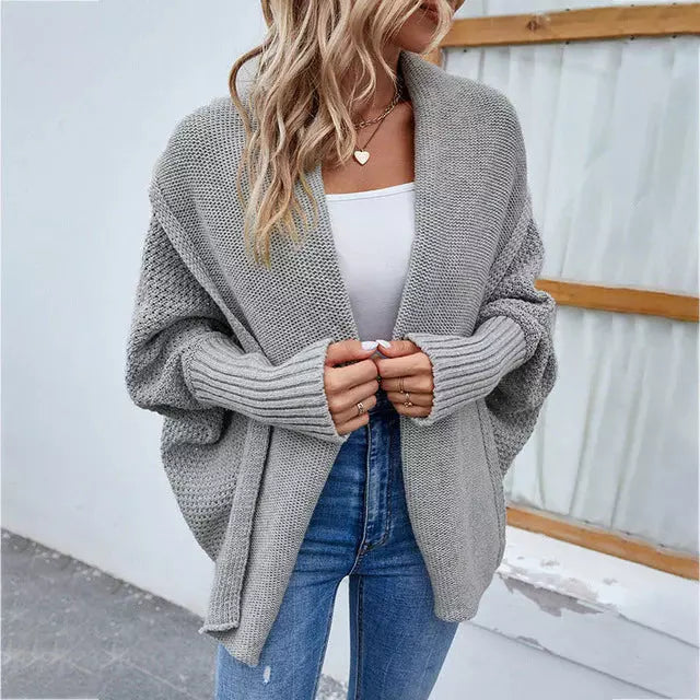 Berg-Feldt | Einfarbige Elegante Strickjacke für Alltag