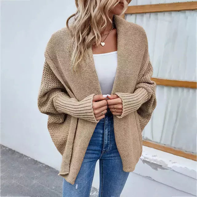 Berg-Feldt | Einfarbige Elegante Strickjacke für Alltag