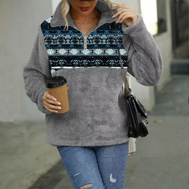 Berg-Feldt | Pullover mit Geometrischem Print