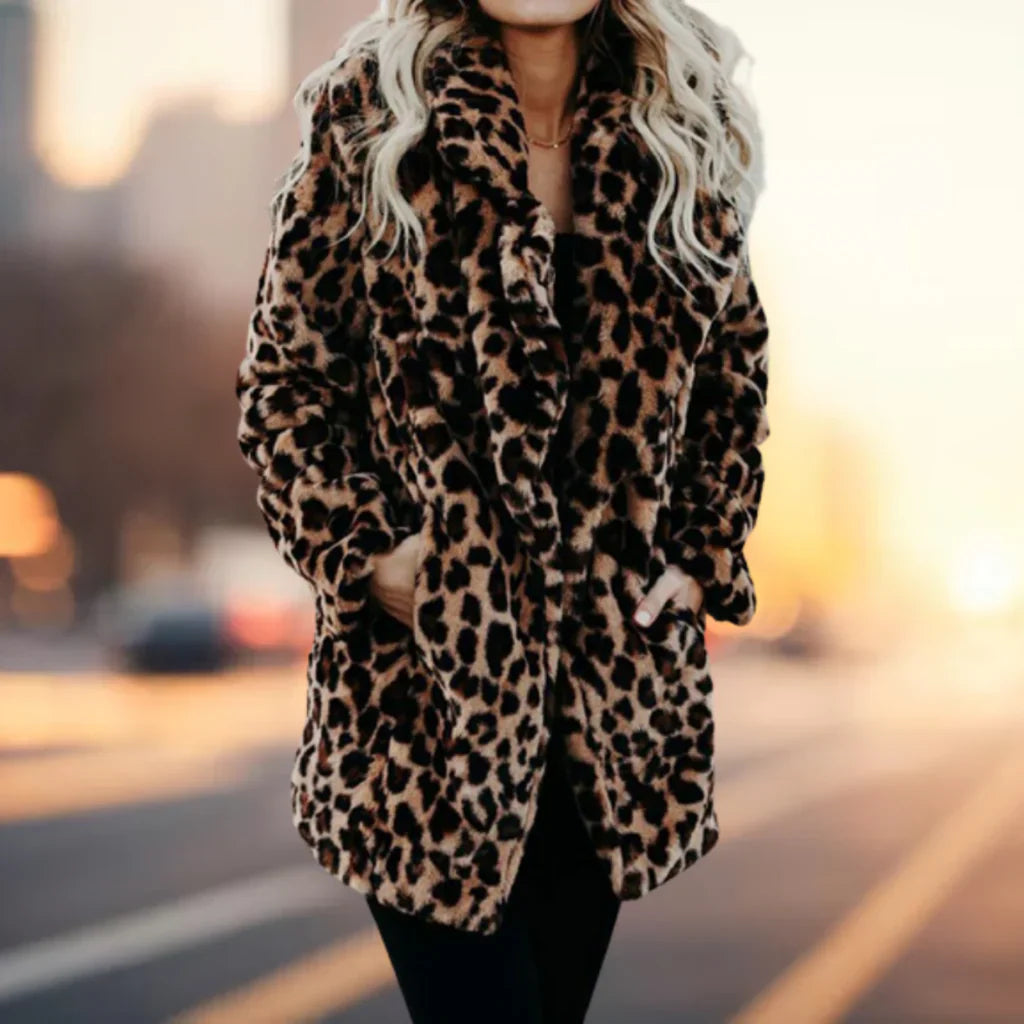 Berg-Feldt | Die Beste Kuschelige Eleganz Winter Plüsch Pelz Jacke