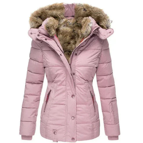 Berg-Feldt | dicke Winterjacke mit Fellfutter - winddichte Damenjacke