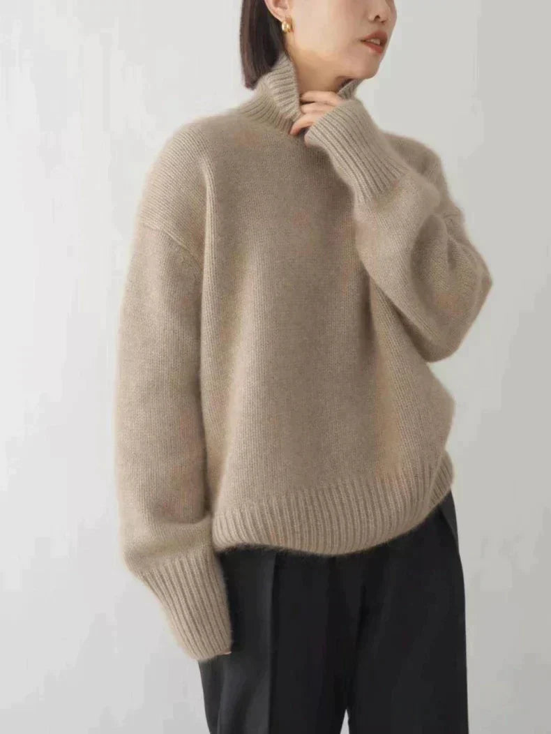 Berg-Feldt | Eleganter Hoher Hals Pullover