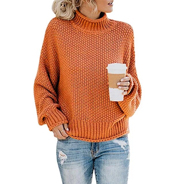 Berg-Feldt | Dicke Strickpullover mit hohem Halsausschnitt