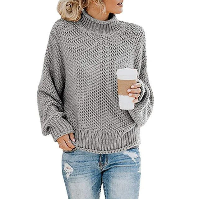 Berg-Feldt | Dicke Strickpullover mit hohem Halsausschnitt
