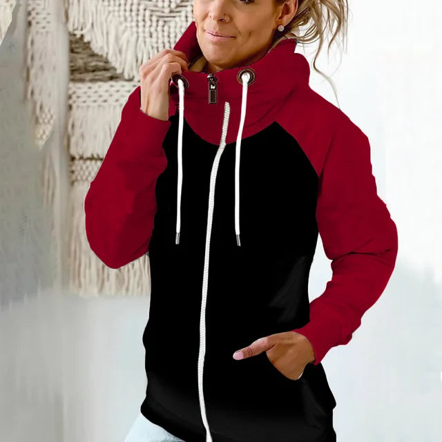 Veste à capuche Fudus pour femme au design élégant