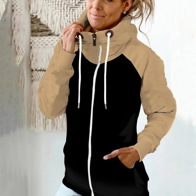 Veste à capuche Fudus pour femme au design élégant