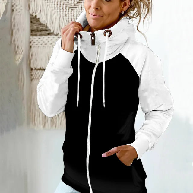 Veste à capuche Fudus pour femme au design élégant