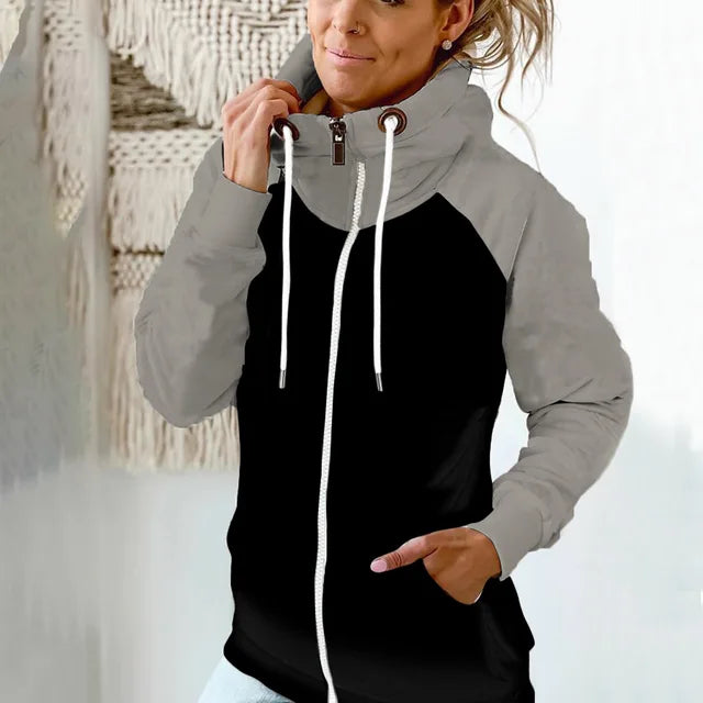 Veste à capuche Fudus pour femme au design élégant