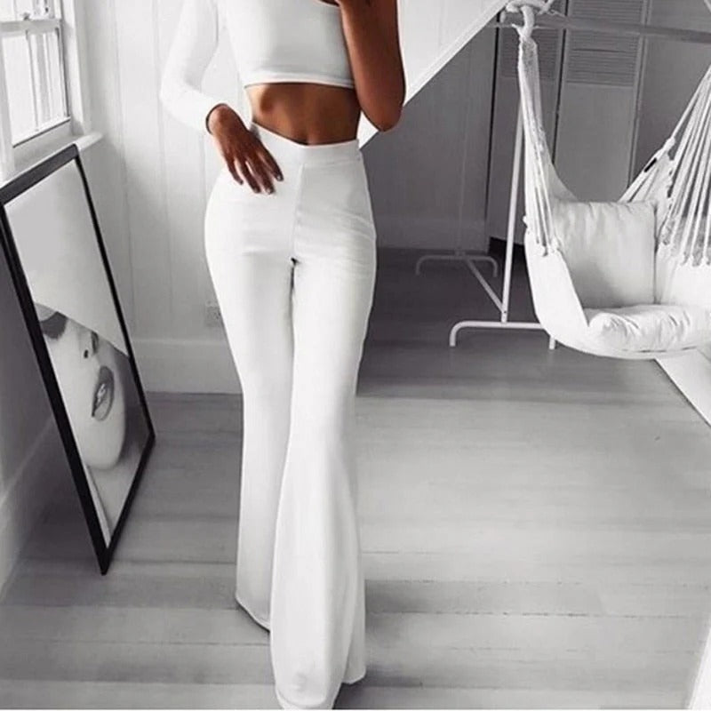 Berg-Feldt | Sculpting High Waisted Flared Pants Casual