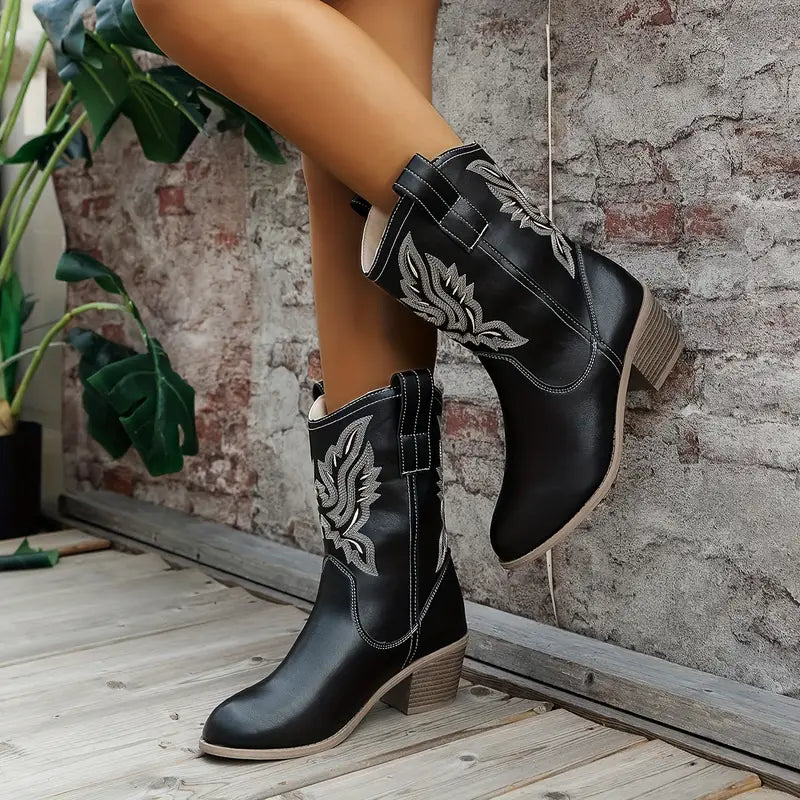 Berg-Feldt | Bottines Cowboy à Talon pour Femme