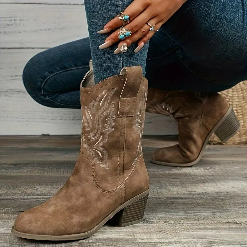 Berg-Feldt | Bottines Cowboy à Talon pour Femme