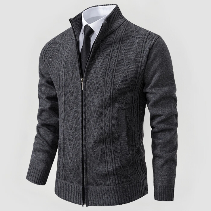 Oliver Strickpullover mit Reißverschluss