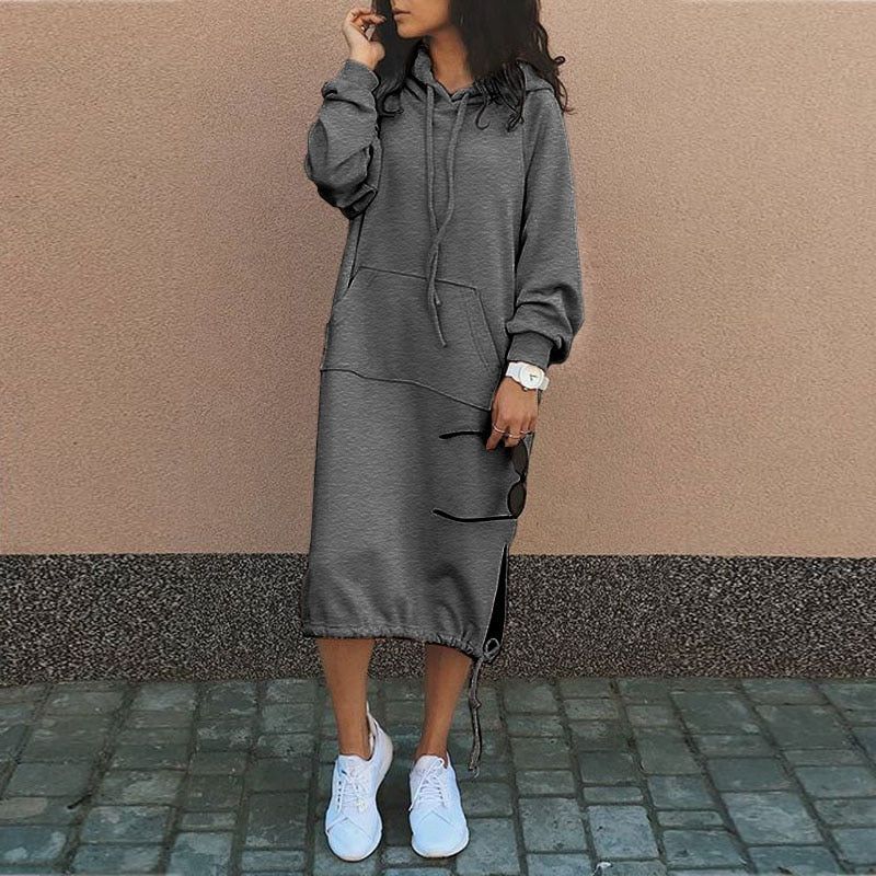 Modernes Kapuzenkleid - Madelyn