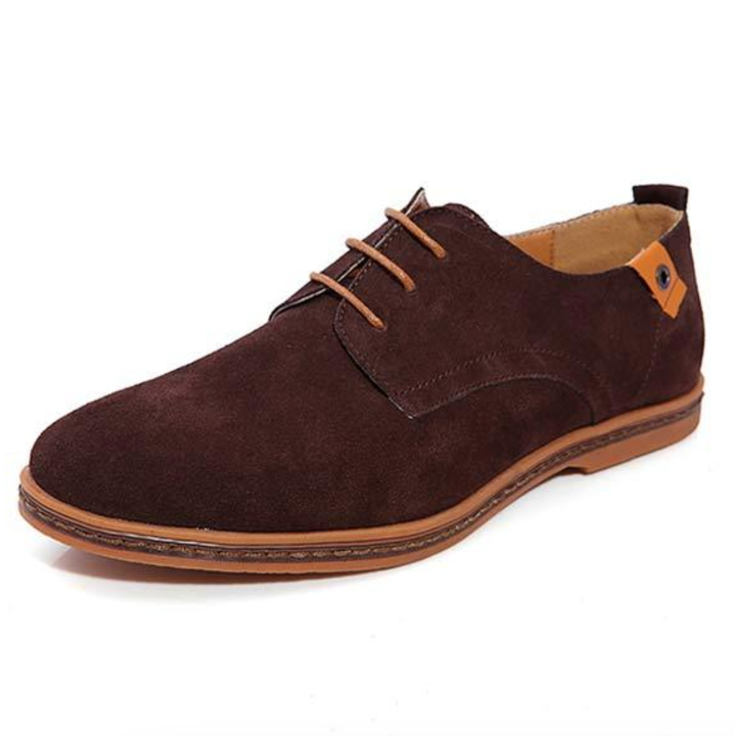Chaussures Derby en daim pour homme