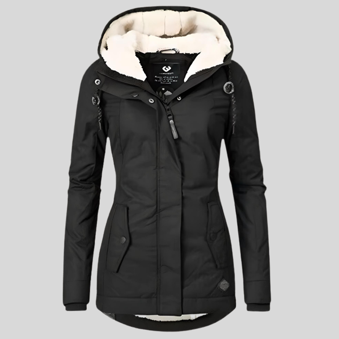 Berg-Feldt | Veste d'hiver à capuche - Veste femme doublée polaire