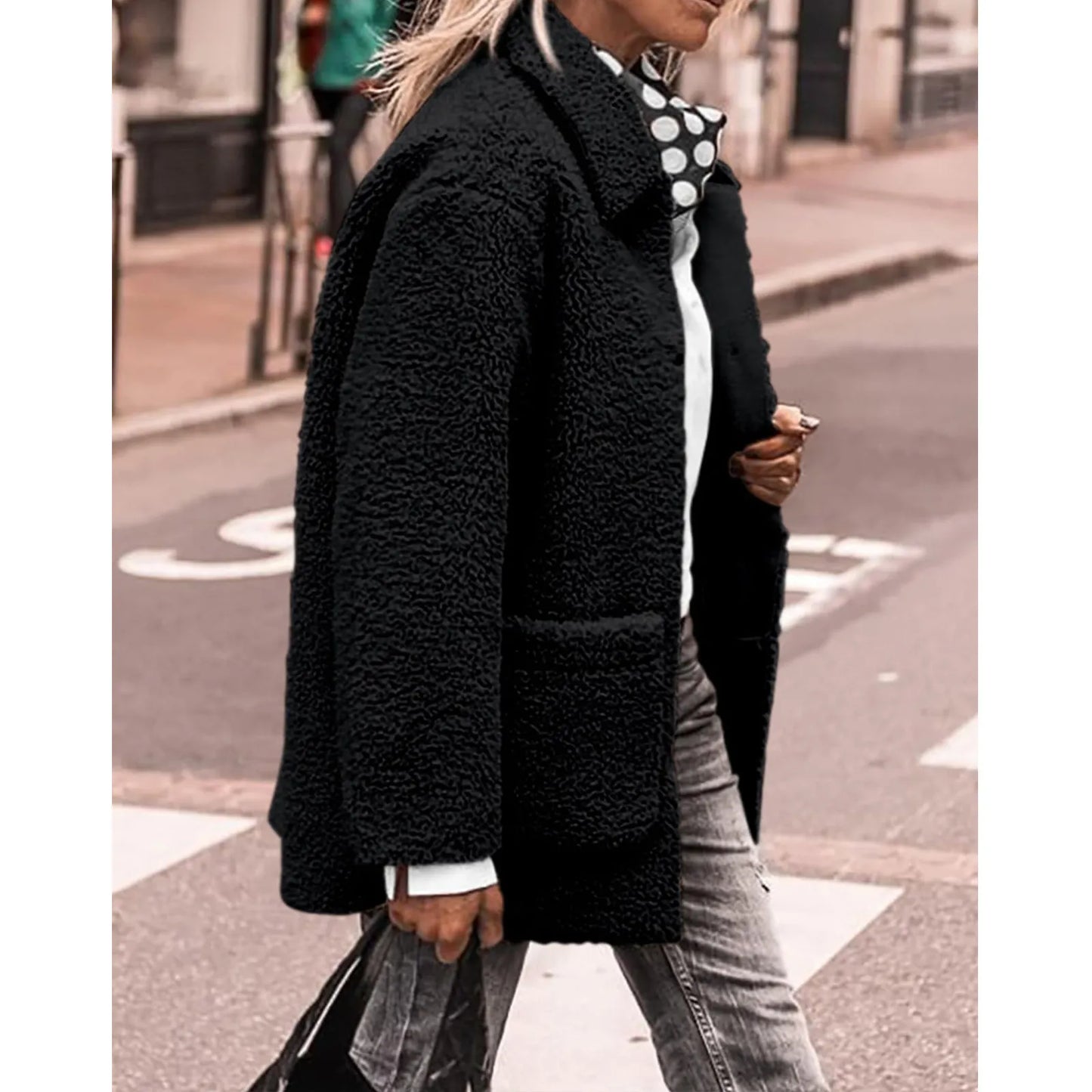 Berg-Feldt | Manteau d'hiver pour femme avec fermeture boutonnée et doublure douillette
