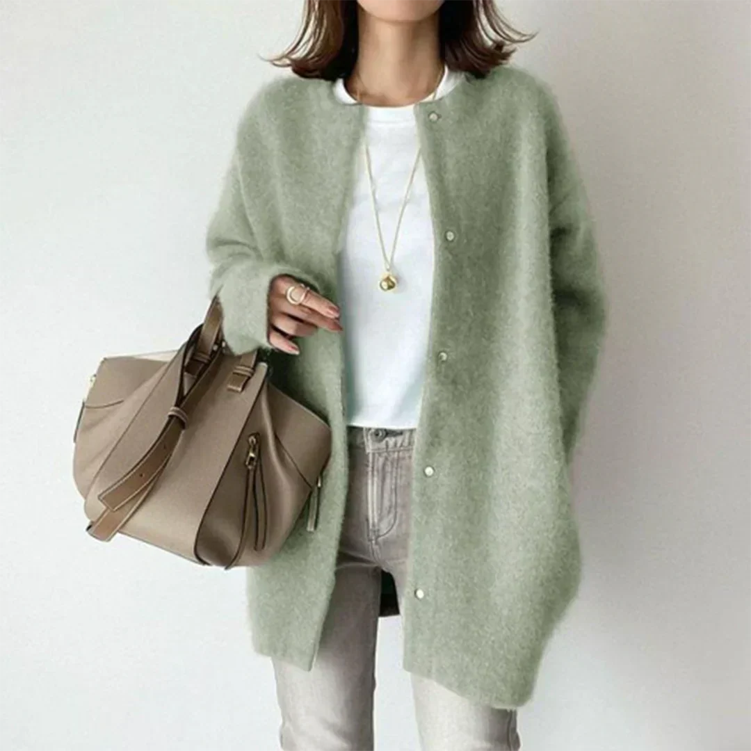 Berg-Feldt | Lässige Strickjacke mit Langen Ärmeln