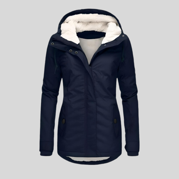 Berg-Feldt | Veste d'hiver à capuche - Veste femme doublée polaire