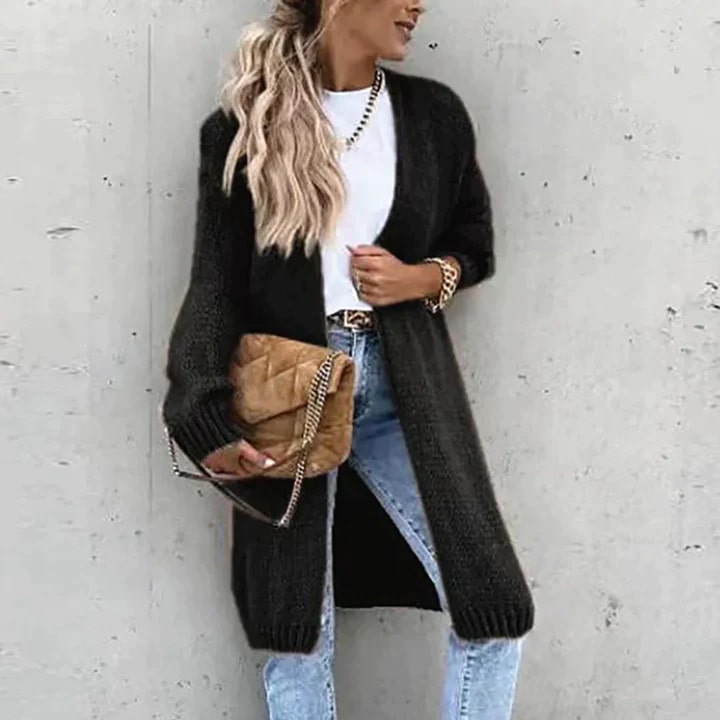 Berg-Feldt | Langer Strickcardigan