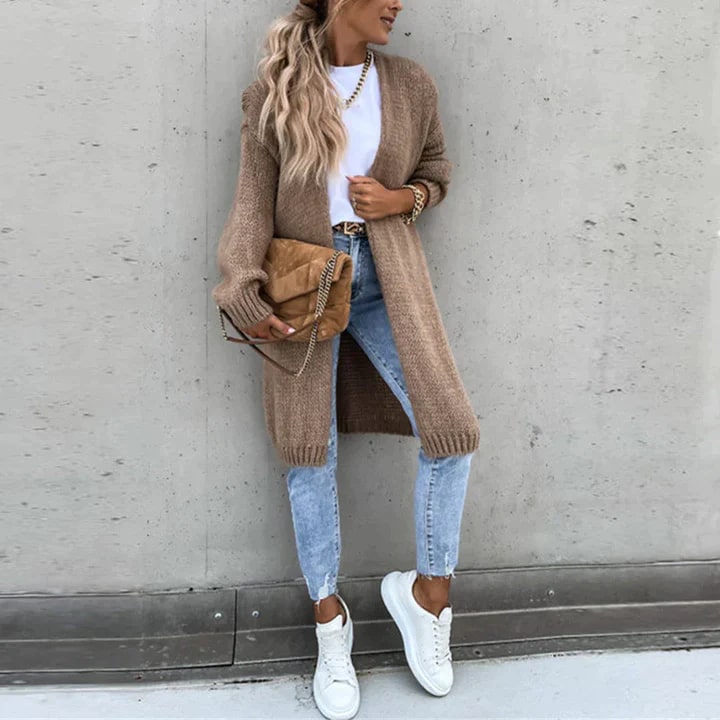 Berg-Feldt | Langer Strickcardigan