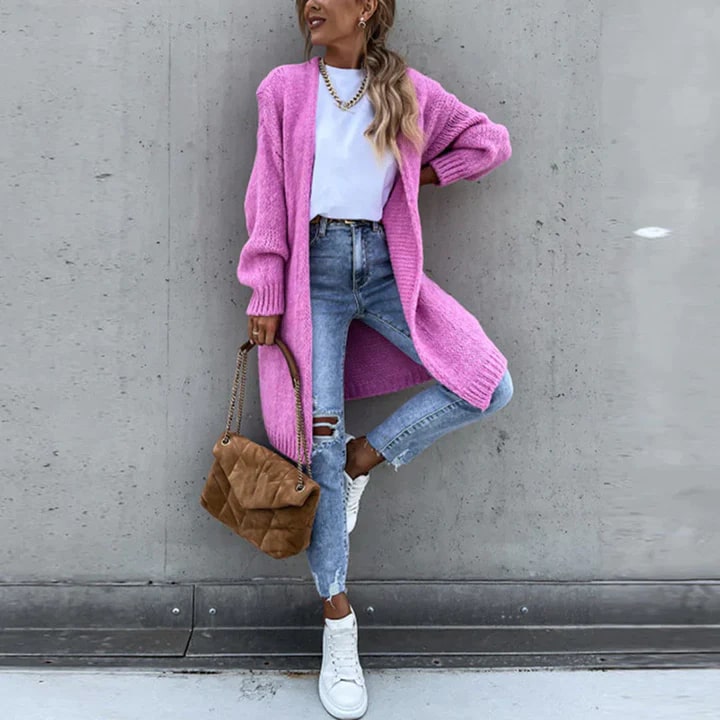 Berg-Feldt | Langer Strickcardigan