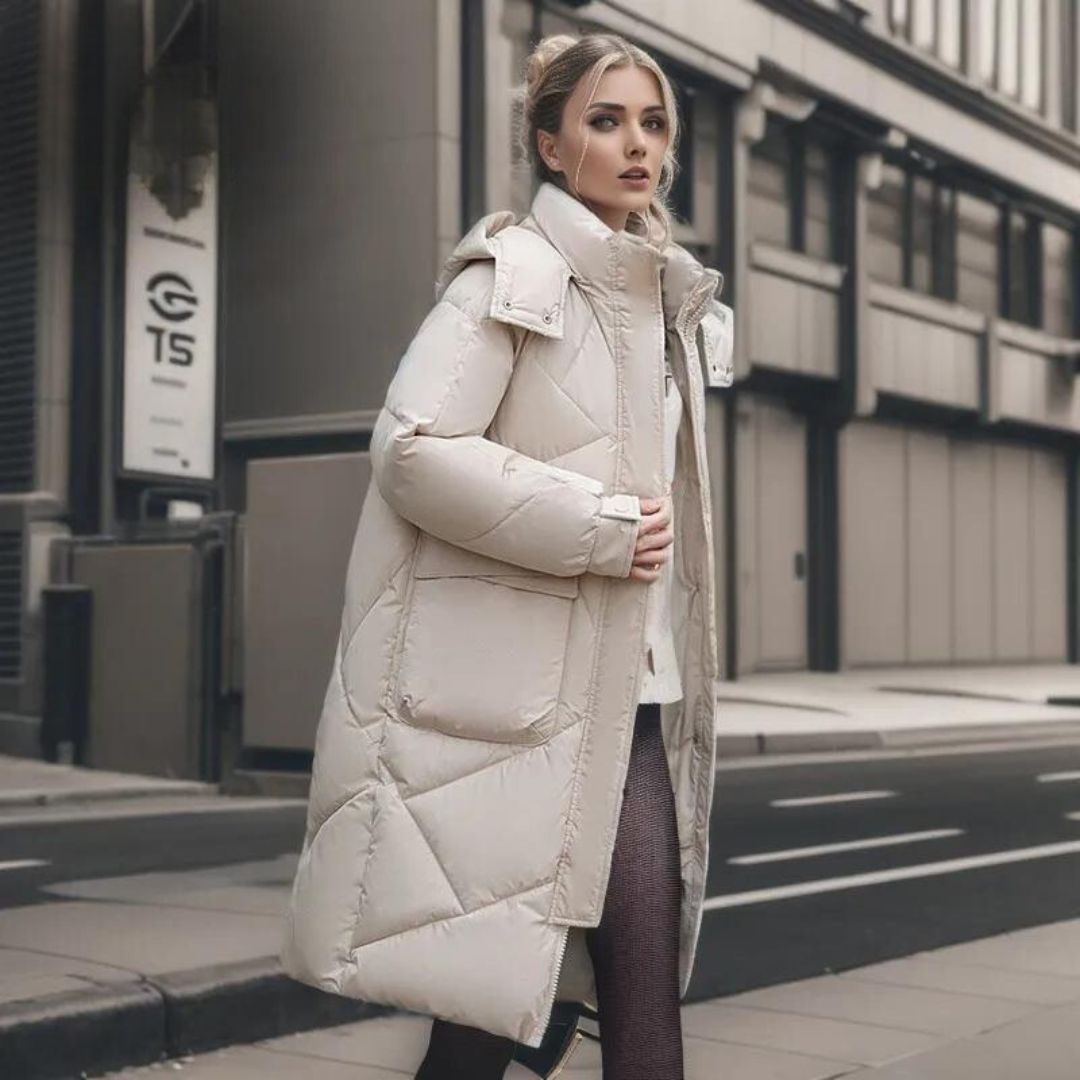 Berg-Feldt | Lange, warme Fleecejacke