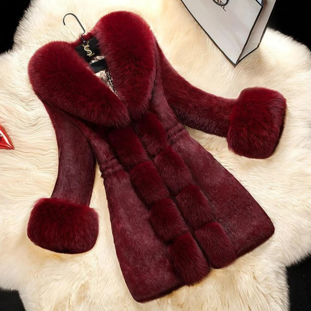 Berg-Feldt | Manteau d'hiver imitation fourrure classique pour femmes