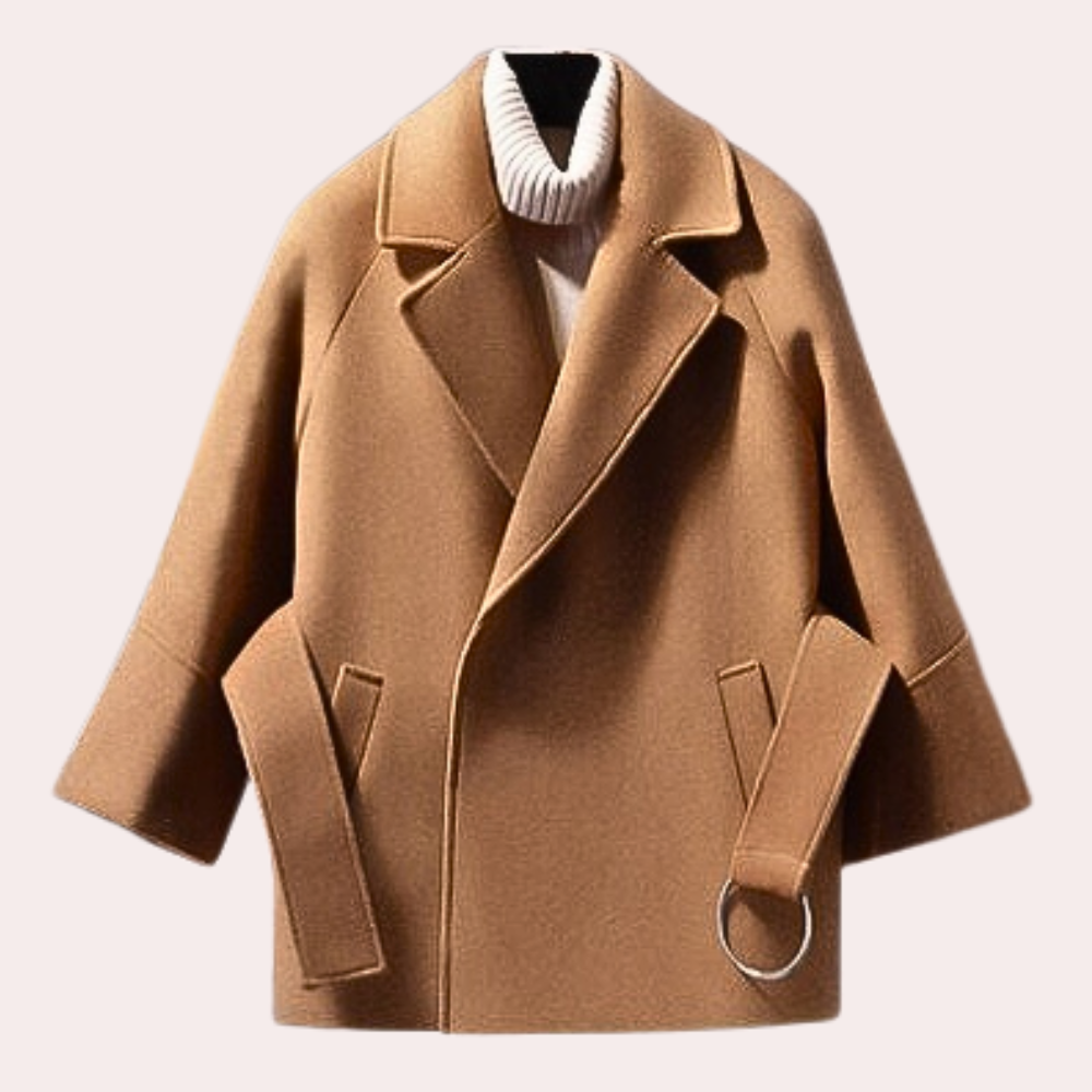 Berg-Feldt | Sophisticated Herbstgürtelmantel für Damen