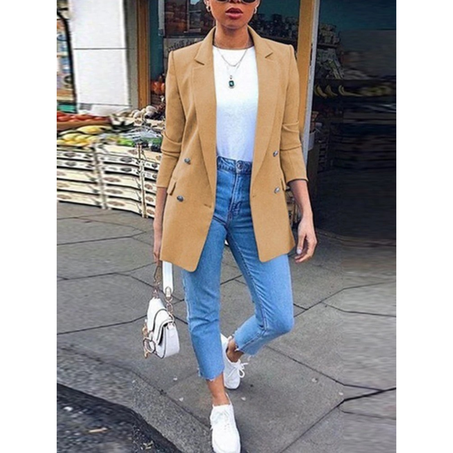 Berg-Feldt | Stylischer Mid-Length Damenblazer