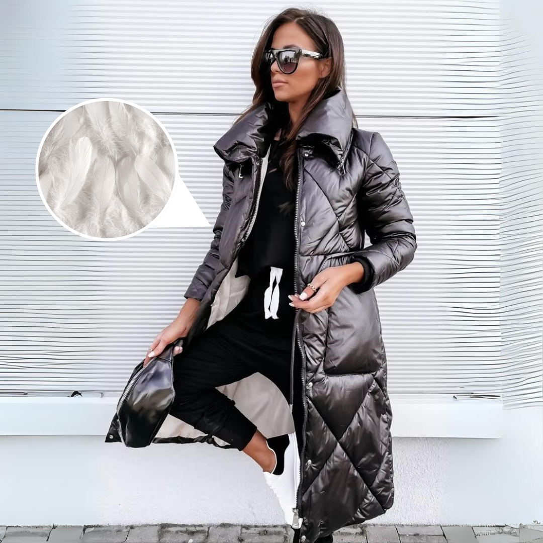 Berg-Feldt | Elegant gesteppter Mantel für Frauen Elara