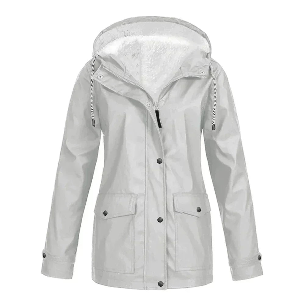 Berg-Feldt | Veste de Pluie Hiver Coupe-vent Doublée Femme