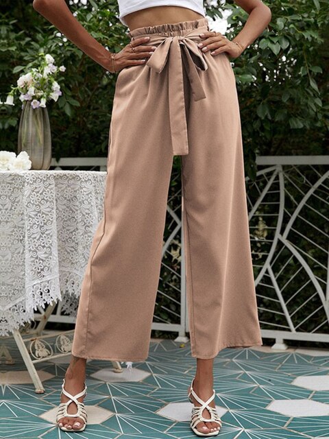 Pantalon ample et plissé Amelia