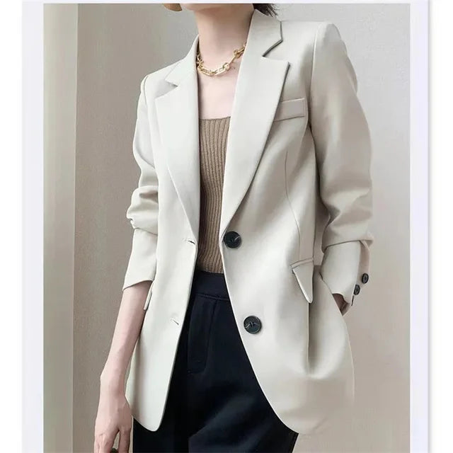 Blazer cintré à simple boutonnage Avelena pour tenues décontractées et de bureau