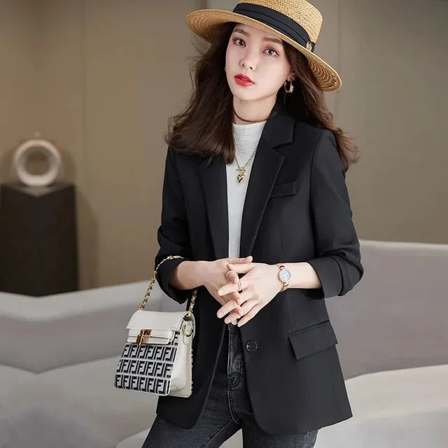 Blazer cintré à simple boutonnage Avelena pour tenues décontractées et de bureau