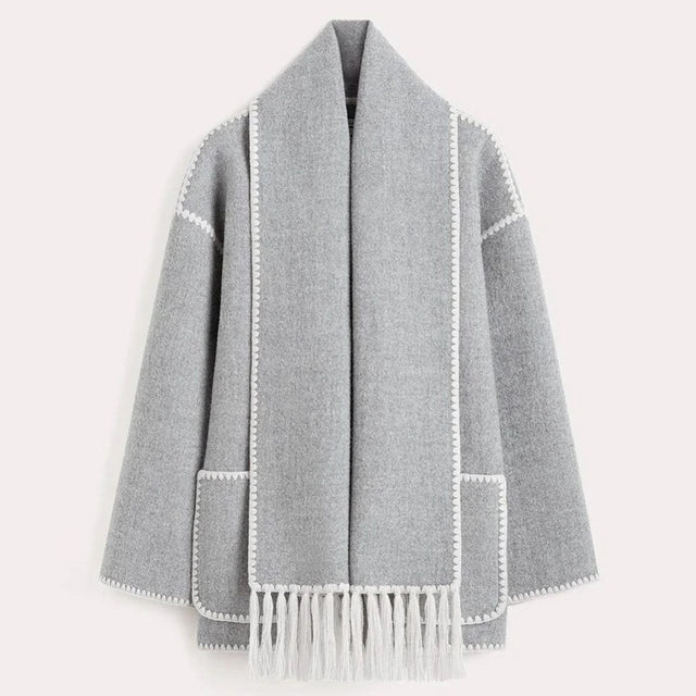 Berg-Feldt | Damen-Apparatsjacke mit Schickem und Komfortablem Schal