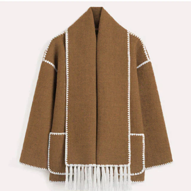 Berg-Feldt | Veste Blenden - vêtement d'extérieur d'hiver élégant et oversize pour femme