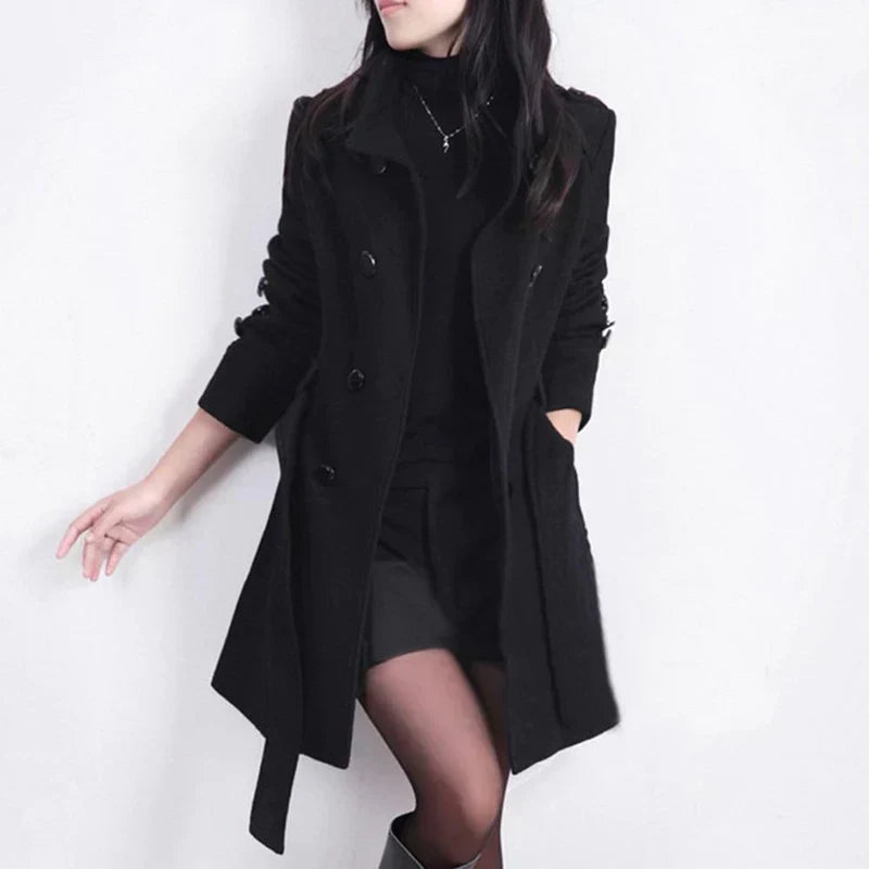 Berg-Feldt | trenchcoat - stilvoller Wintermantel für Damen