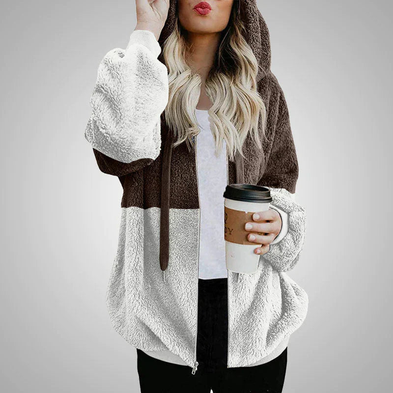 Damen Fleece Kapuzenjacke: Fudus, stylisch und flauschig